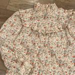 Rebecca Taylor La Vie  Floral Ruffle Mock Neck Size XS Photo 5