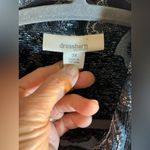 Dress Barn Brocade Black Blue Gray Paisley Blazer Plus 3X button front unlined Photo 7