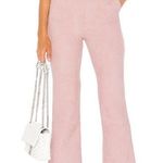 Lovers + Friends  Joanie Pink Corduroy Crop Flare  Pants Size XS NWT Photo 0