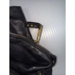 Marc Jacobs Padlock Studded Black Leather Shoulder Tote Bag Photo 12