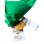 Becca Cross Lace Up Halter Bikini Top Photo 2