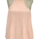 Likely  Chester Pleated Sleeveless Top in‎ Pale Pink Size 0 Photo 0