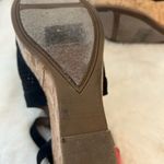 Franco Sarto  Black Wedge Shoes with Ankle Straps Photo 5