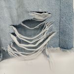 American Eagle Ripped Baggy Mom Denim Shorts sz 18 Ripped Distressed Light Wash Photo 4