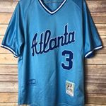 Atlanta Braves Vintage Jersey Blue Size L Photo 0