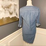 EXPRESS chambray denim shirt dress Photo 3