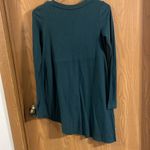 Latched Mama Women’s Long Sleeve Asymmetrical Teal Nursing Tunic XS Green Photo 5