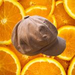 Tan Newsboy‎ Hat Cap Size 58 Photo 1