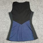 Rag and Bone Rag‎ & Bone Women's Sleeveless Zip Front Colorblock Tank Top Black Blue Size 8 Photo 2