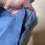 Brandy Melville Peyton Denim Crop Top Short Sleeve Blue Cotton Button-Front Sz S Photo 7