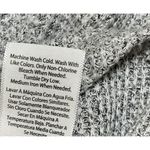 Time & Tru Waffle Knit Tunic Top Cowl Neck Grey Size XL Extra Large Lounge Shirt Photo 5