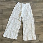 H&M White Maxi Wide Leg Pants Resort Wear Photo 2