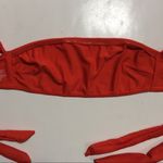 Monday Swimwear Santorini Ribbed Bikini Top Orange Size M Photo 3