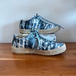 Boutique‎ by Corkys Blue Tie Dye Tart Lace Up Espadrilles Size 9 Hippie Boho Photo 1