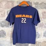 Reebok Chicago Bears Matt Forte 22 Navy Blue Woman's T Shirt Size Small Football Photo 0