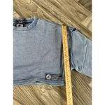 Alphalete  Women's Terry Oversized Crop Pullover - Celestial Blue , Size Large Photo 4