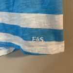Field & Stream  White And Blue Stripped Lightweight Top-3/4 Length Sleeve- MEDIUM Photo 2