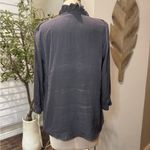 Banana Republic  Charcoal Ruffle Blouse Photo 2