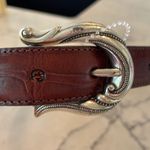 Cavender’s Western Outfitter Leather Belt Brown Photo 3