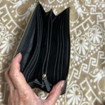 Michael Kors Micheal Kors Black Quarterzip Wallet NWOT Photo 4