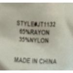 JODIFL  Women's Blush/Pink V-Neck Tie Embroidered Long Sleeve Tunic Blouse Size M Photo 3