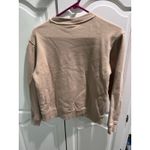 Adidas Originals Trefoil 1949 Crewneck Sweatshirt Beige Tan Women XS Small Logo Photo 3