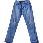 Eileen Fisher ORGANIC COTTON STRETCH DENIM SKINNY BLUE JEANS SZ 4 Photo 0