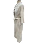Christian Dior  Vintage Robe Super Soft Velvet Monogram Logo Cream Ivory Small Photo 7