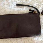 Coach Brown Double Zipper Wristlet with Card Slot Photo 1