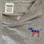 PINK - Victoria's Secret PiNK Victoria’s Secret Bling Sequin American Flag Patriotic Long Sleeve Shirt Photo 7