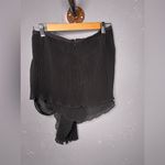 LIONESS  Black Asymmetrical Skirt with Ring Detail Photo 5