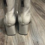 ZARA Elegant Ivory Ankle Booties Photo 5
