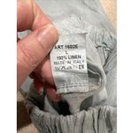 Tempo Paris  Robins Egg Blue Linen Pull On Pants Boho Lagenlook Beach Resort Photo 5