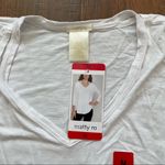 matty m  3/4 length sleeve white top, NWT Photo 5