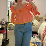 Anthropologie Babydoll Ruffle Top  Photo 2