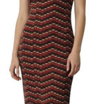 LuLaRoe Julia Short Sleeve Jersey Dress Knee Length Orange Size S Photo 0