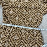 Known Supply Ayla Cider Retro Boho Mini Dress Oversized Sleeve Organic Cotton S Brown Photo 14