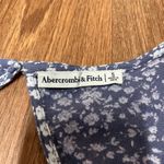 Abercrombie & Fitch Women Gray V Neck Floral Open Back Romper Size Small Pockets Photo 7