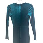 Lurelly  Parisienne Velvet Floor Length Gown with Slit‎ Long Sleeve Formal Size 2 Photo 13