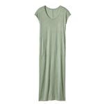 Athleta  Martinique Maxi Dress Women's M Green Short Sleeve Long Photo 4