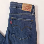 Levi's  711 Skinny Jeans Distressed Low Rise Blue Denim Photo 8