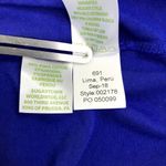 Lilly Pulitzer  Alessa V-Neck Flounced LS Knit Top Women S Blue Retro Boho Party Photo 8