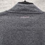 Head  Gray Zipper Fleece Sweater Long Sleeve Cardigan Jacket Medium Photo 4