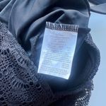 NWT Swim Solutions Triple Tier Tankini Top Black Crochet Size 10 NEW Photo 5