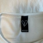 Windsor  White Long Sleeve Crop Top Photo 1