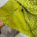 Josephine Chaus  L Lime Green Top Sleeveless Abstract Polka Dot Office Artsy Y2K Photo 3
