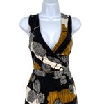 Deletta  Anthropologie Abstract Print Sleeveless V-Neck Dress Size Small NWT Photo 1