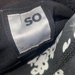 SO  Essential Denim Jean Jacket Black Size Medium And Soft Arms Photo 5