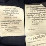 J.Crew Velvet Sleeveless Tank Top Key Hole Back Button Scoop Neck 4P Navy Blue Photo 10