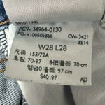 Levi's  Womens Size 28x28 Wedgie Straight Button Fly Medium Wash Denim Photo 8